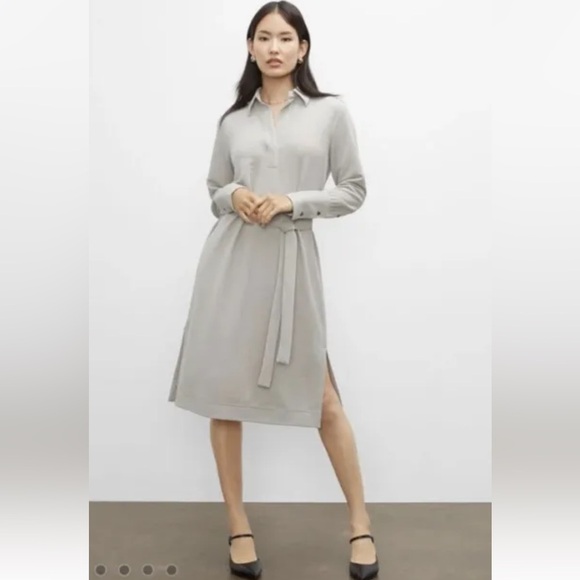 Club Monaco Dresses & Skirts - Club Monaco sage green midi dress tie belt side slits size small p